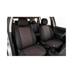 Huse scaune auto Premium Dacia Duster III 2024, imitatie piele romb