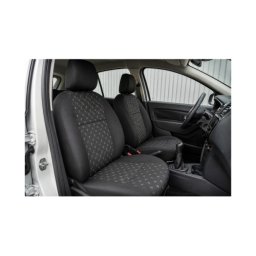 Huse scaune auto Dacia Logan II 2012-2020, textil premium, bancheta intreaga