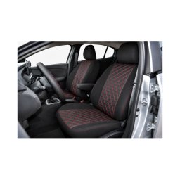 Huse scaune auto Dacia Logan III Prestige 2020+ Premium piele ecologica romb