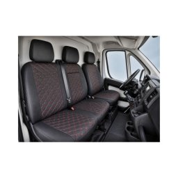 Huse scaune auto Citroen Jumper 2006+ 2+1 Premium imitatie piele romb