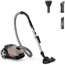 Aspirator cu sac PHILIPS Seria 5000 XD5122/10, 900W, Filtru HEPA, S-Bag, 4L, Beige