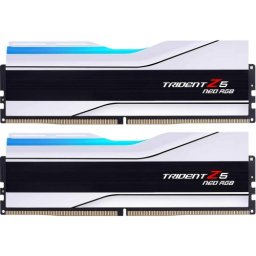 Kit Memorie RAM G.Skill Trident Z5 Neo RGB White AMD EXPO 32GB F5-6000J2836G16GX2-TZ5NRW, DDR5-6000Mhz, CL28, Dual Channel