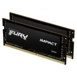 Kit Memorie RAM SO-DIMM Kingston Impact 16GB KF432S20IBK2/16, DDR4-3200Mhz, CL20, Dual Channel