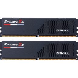 Kit Memorie RAM G.Skill Ripjaws S5 Black Intel XMP 3.0 48GB F5-6000J4048F24GX2-RS5K, DDR5-6000Mhz, CL40, Dual Channel