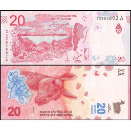 Argentina 2017 - 20 pesos, necirculata