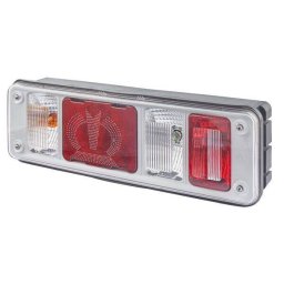Lampa Stop Stanga HELLA Halogen/LED Suport Bec: 24V PY21W P21W LED 6 Functii Luminoas Logo Inserat Krone