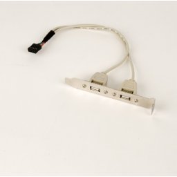 ADAPTOR GEMBIRD USB intern la 2 x USB extern (back panel), cablu 25cm