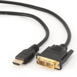 CABLU HDMI la DVI-D Single Link GEMBIRD 1.8m, (T/T), black