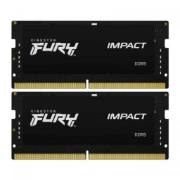 Kit Memorie RAM SO-DIMM Kingston Fury Impact 32GB KF548S38IBK2-32, DDR5-4800Mhz, CL38, Dual Channel