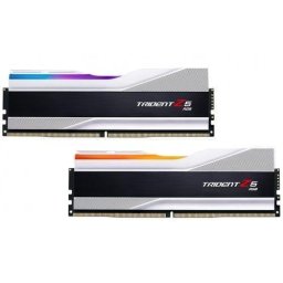 Kit Memorie RAM G.Skill Trident Z5 RGB XMP 3.0 Silver 32GB F5-8000J3848H16GX2-TZ5RS, DDR5-8000Mhz, CL38, Dual Channel