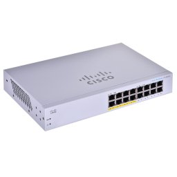 Switch Cisco CBS110 Unmanaged L2 Gigabit Ethernet (10/100/1000) Power over Ethernet (PoE) 1U Grey