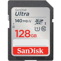 Card Memorie SDXC SanDisk Ultra, 128Gb, Clasa 10 / UHS-1 U1 SDSDUNB-128G-GN6IN