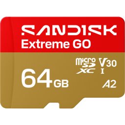 Card Memorie microSDXC SanDisk Extreme GO Android A2, 64Gb, Clasa 10 / UHS-1 U1 SDSQXGN-064G-GN6MN