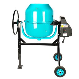 Betoniera Detoolz 200L, 1200W, cu roti si coroana din fonta pentru gospodarie