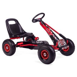 Kart cu pedale pentru copii Racer Air KidsCare, roti gonflabile