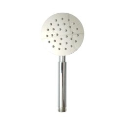 Para de dus rotunda pentru baie, jet ploaie, duze silicon, inox cromat