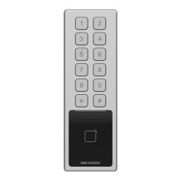 Tastatura BUS exterior Hikvision AX Hybrid PRO cu cititor M1/DESFire, IP66