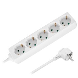Prelungitor Rebel cu 5 prize, cablu 3x1.5 mm, 5 m, fara intrerupator