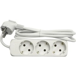 Prelungitor cu 3 prize Rebel, cablu 5 m, 3x1.5 mm², fara intrerupator