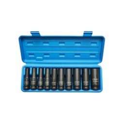 Trusa chei tubulare de impact lungi Cr-Mo 1/2 inch 10-24 mm, 10 piese