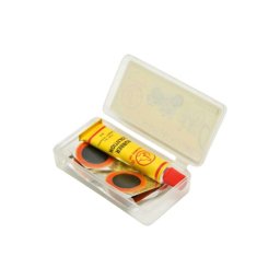 Set petice vulcanizare camere cu adeziv 8 ml pentru bicicleta si motocicleta