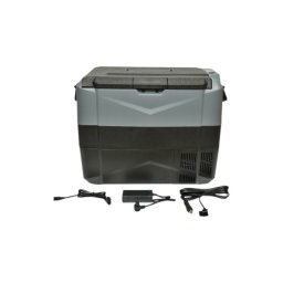 Frigider auto portabil cu compresor 45L, zona dubla, LCD, 12V/24V/220V