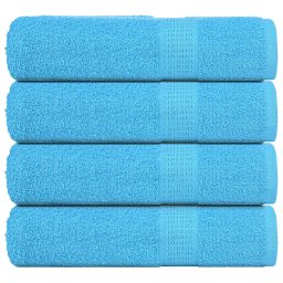 Prosoape de baie, FROGN, 4 buc., turcoaz, 100x150 cm, 360 g/m² GartenMobel Dekor