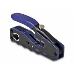Cleste de sertizat/taiat/dezizolat RJ45 (Easy-Connect), Delock 90577