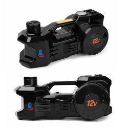 Gadgetry Cric Auto Electric de Podea, 5 Tone Hidraulic, cu Pompa de Umflare Anvelope si Indicator de Presiune