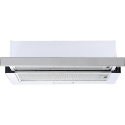 Hota Hota Sub-Dulap, 60 cm, 350 m³/h, 3 Trepte, Filtru Aluminiu, Iluminare LED, 65 dB, Inox