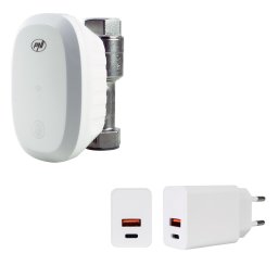 Pachet Valva inteligenta pentru apa PNI SV180 PRO si alimentator PNI CHG300