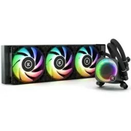 EK-Nucleus AIO CR360 Lux D-RGB, Radiator de 360 mm, Ventilatoare de 120 mm, Negru