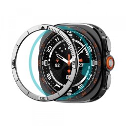 Rama Protectie Spigen Tune Pilot pentru Samsung Galaxy Watch Ultra2, Argintie ACS11616