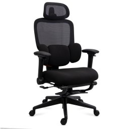 Scaun directorial din piele ecologică cu bază metalică OFF 652 maro