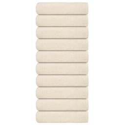 Prosoape de dus 10 buc crem 70x140 cm 360 g/m² 100% bumbac GartenMobel Dekor