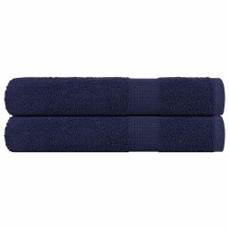 Prosoape 2 buc Bleumarin 100x200 cm 360 g/m² 100% bumbac GartenMobel Dekor