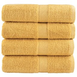 Prosoape oaspeti premium SOLUND, 4 buc. auriu 30x50cm 600gsm GartenMobel Dekor