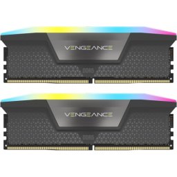 Kit Memorie CORSAIR Vengeance RGB Gray AMD EXPO, 32GB, DDR5-6400MHz, CL32