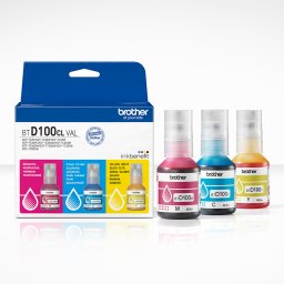 Set cartușe cerneală BROTHER BTD100CLVAL