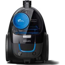 Aspirator fără sac PHILIPS PowerPro Compact FC9331/09, 650W, Filtru Allergy H13, Black
