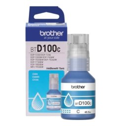 Cerneală BROTHER BTD100C, Cyan