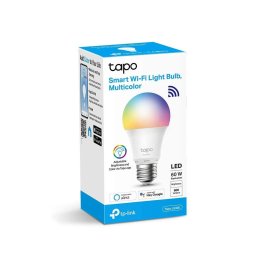 Bec LED smart WiFi RGB TP-Link Tapo L530E, E27, 8.7W, 806 lm, 16 milioane culori, compatibil Alexa si Google Assistant