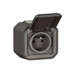 Legrand - Priză de exterior PLEXO 250V/16A IP55 antracit
