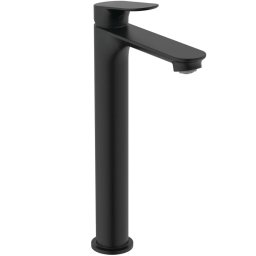Baterie inalta de lavoar, Ideal Standard, CERALIFE O, negru mat, cu ventil