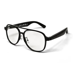 Ochelari Inteligenti iSEN GM82, Lentile Transparente, Traducere AI, Bluetooth 5.4, Apeluri, Muzica, Asistent Vocal, Control Tactil, Protectie UV si Lumina Albastra