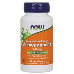 NOW Foods Ashwagandha 450 mg 180 caps.