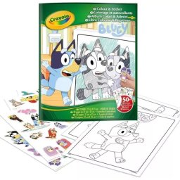 Crayola: Bluey - carte de colorat și autocolante