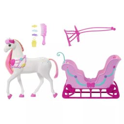 Barbie: Spărgătorul de Nuci - Set cu Sanie de Iarnă și Cal