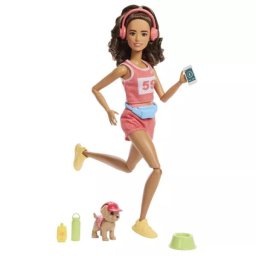 Barbie: Păpușă Barbie alergătoare cu accesorii