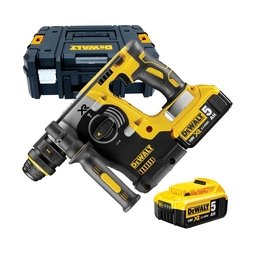 DeWalt - DCH273P2T - Rotopercutor SDS-Plus cu 2 acumulatori si incarcator, Li-Ion, 18 V, 5 Ah, 2.1 J, valiza speciala